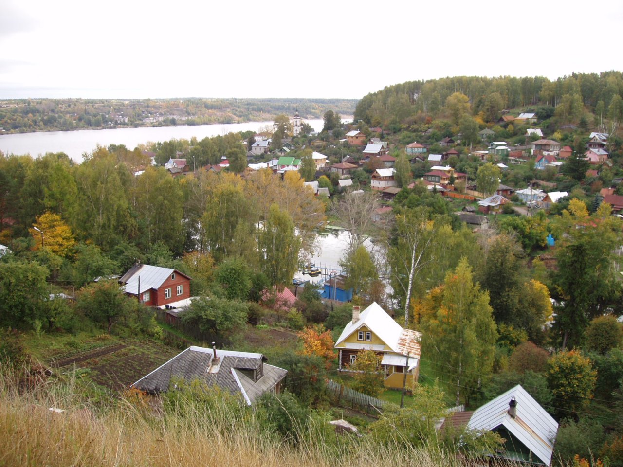 Город Плёс на Волге